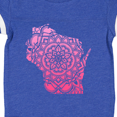 thumbnail image 4 of Inktastic Wisconsin Silhouette Mandala Boys or Girls Baby Bodysuit, 4 of 5