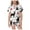 White, variant on LUOGENLI Pajamas for Girls Size 1012 Pajamas for Children Shirt and Pant Matching Set Casual Fashion Sleepwear Set with Pockets for Christmas Black Size 2-3 Years