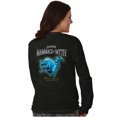 thumbnail image 3 of Funny Hunting Myth Swamp Raccoon Plus Size Long Sleeve Graphic Tee Shirt Brisco Brands 2X, 3 of 5