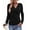 Black, variant on V Neck Ruched Tops for Women, Casual Women'S Long Sleeve Wrap Shirts Fashion Slim Fitted Pullover Blouses Camel Color S