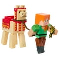 thumbnail image 3 of Minecraft - Assortiment Coffret 2 Figurines- Créer-Un-Bloc, Alex et Llama, 3 of 6