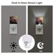 thumbnail image 3 of Fotbe Adorable Fluffy Bat Luz Nocturna LED, Luz de Noche con Sensor de Luz Natural de Anochecer a Amanecer, Se Enchufa a la Pared, Blanco Cálido 0.5W-US, 3 of 7