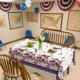 thumbnail image 3 of Independence Day Table Runner Independence Day Party Tablecloth Suitable For Holiday Decoration Kitchen Table Cloth Living Room Fireplace Cabinet Table Cloth, 3 of 6