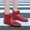 01 Red, variant on Awdenio Women's Boots Plus Size Fire , Women Non-slip Rain Shoes Fashion Knot Decoration Plastic Low Heel Mid