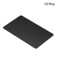 thumbnail image 3 of Uxcell 0.8mm Metal Business Cards Blank Name Card Laser Engraving Anodized Aluminum, Black 10 Pack, 3 of 6
