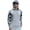 Light Gray, variant on Camo Print Sun Hoodie for Men with Mask UPF 50 Fishing Blouses Long Sleeve UV Rash Guard Cooling Lightweight Hoodies Black L