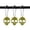 Gold, variant on Set of 12 Sugar Skull Shower Curtain Hooks Decorative Home Bathroom Stainless Steel Rustproof Skeletons Shower Curtain Rings Decor Accessories (Black)