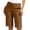 Coffee, variant on Women’s Mid-Rise Straight Leg Bermuda Chino Shorts, Womens and Women's Red,Size S-5XL