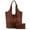 Dark Brown, variant on Montana West Slouchy Hobo Bags for Women Soft Designer Shoulder Purses Ladies Top Handle Handbag, Black
