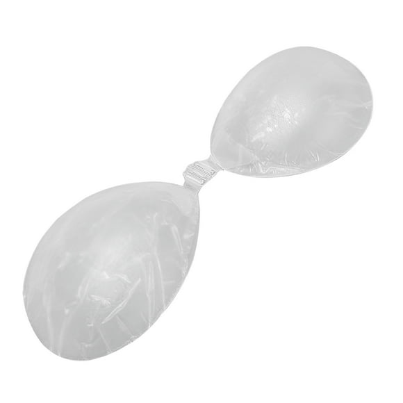 Pads 1 Pair Silicone Bra Inserts Water Proof Thickened Reusable Transparent Bra Pads For Swimwear and Strapless Dresses