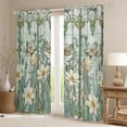 thumbnail image 2 of Homewish Bohemian Garden Flower Black Out Curtains for Female, Rustic Plant Botanical Curtains Pack of 2 (42x63 Each), Hippie Western Style Bedroom Curtains, Window Curtains Bedroom Decor, 2 of 6