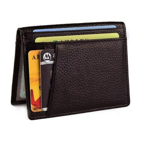 Fashion Men Slim Thin Bifold ID Wallet Money Credit Holder Card R9S1