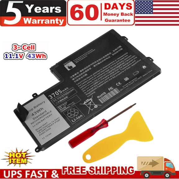 TRHFF Battery for Dell Inspiron 15-5547 5545 5548 N5447 Latitude 3450 3550 43Wh