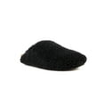 thumbnail image 2 of Fleeced Closed Toe&nbsp;Women's Sliders Clogs in Black, 2 of 3