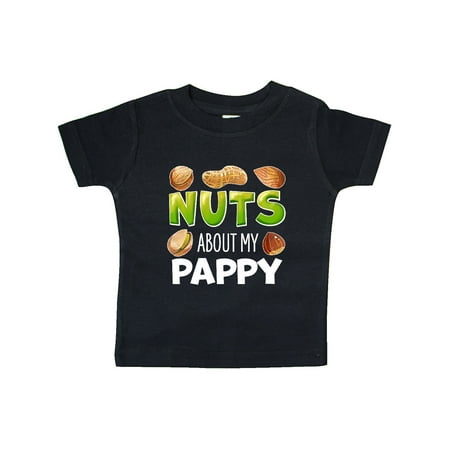 

Inktastic Nuts About My Pappy Peanut Almond Pistachio Gift Baby Boy or Baby Girl T-Shirt