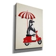 thumbnail image 2 of Epic Graffiti 'Penguin On Red Moped,' by Fab Funky, Canvas Wall Art, 40"x54", 2 of 3