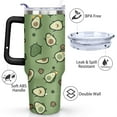 thumbnail image 3 of Avocado 40oz Stainless Steel Vacuum Insulated Tumbler with Lid and Straw for Water Iced Tea Coffee Smoothie and More, 3 of 5