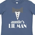 thumbnail image 4 of Inktastic Auntie Lil Man Tuxedo Front Boys Toddler T-Shirt, 4 of 5