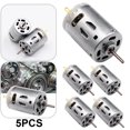 thumbnail image 1 of Engranaje de acero inoxidable WDOplteas 5 uds RS-385 Micro DC alta velocidad cepillado, 1 of 7