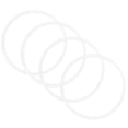 thumbnail image 3 of HERFIER 4pcs Replacement Lid Seals Rings O Shaped Resealable Lid Gaskets Tumblers Lid Sealing Rings 2.67x2.67x0.08in, 3 of 8