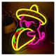 thumbnail image 5 of Letrero De Neón Con Forma De Gato Y Tacos, Regulable, Con LED, Ideal Para Decoración De Pared. Perfecto Para Escaparates, Restaurantes, Tiendas Y Fiestas, 5 of 6