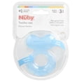thumbnail image 3 of Nuby Teethe-eez Silicone Blue Teether with Case, 3 of 6