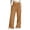 Yellow, variant on Womens Linen Pants Casual Summer Sporty Baggy Wide Leg Barrel Lounge Pants High Waisted Elastic Drawstring Trousers Straight Leg Track Pants(Yellow,M)