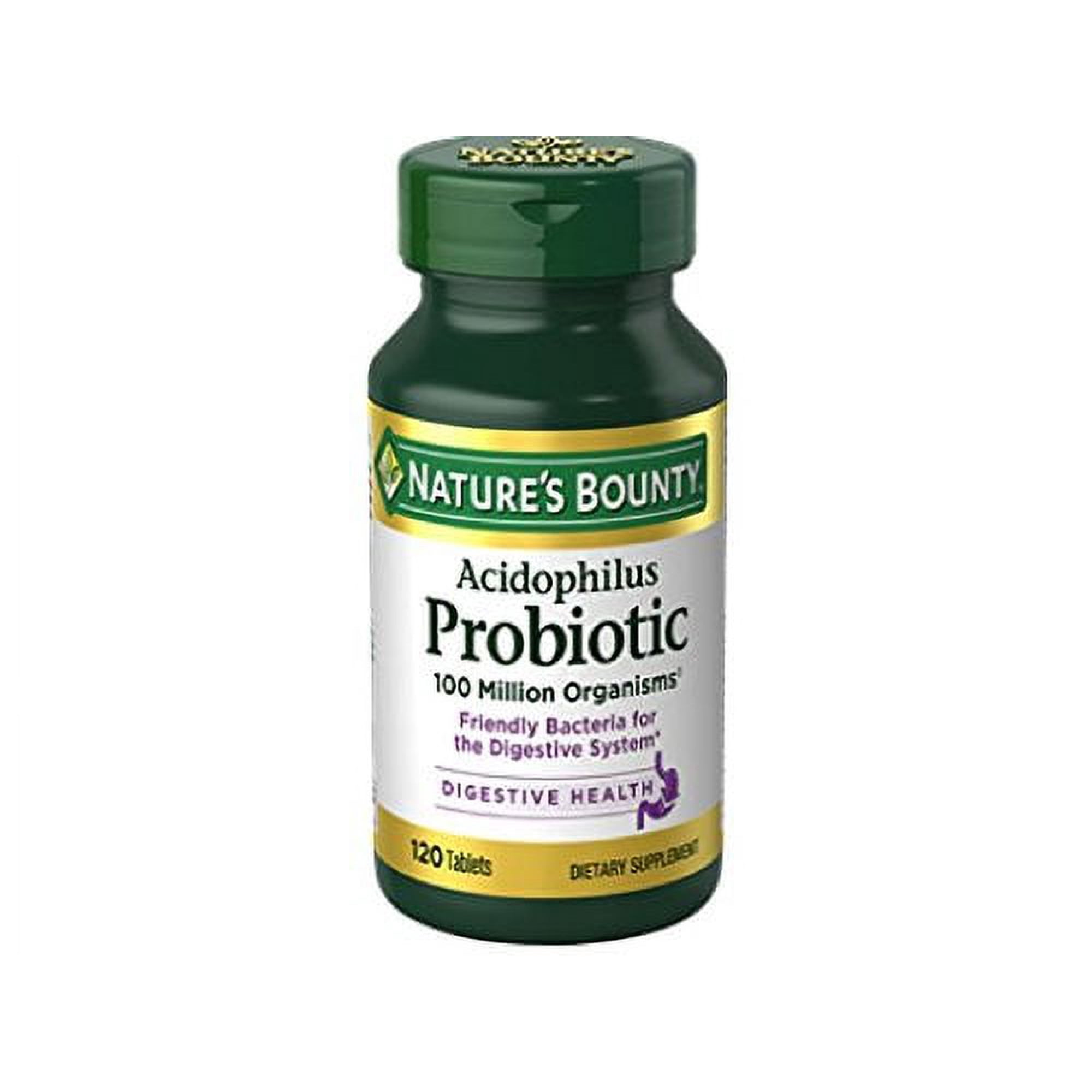 Nature's Bounty Acidophilus Probiotic 100 Million Organisms , 120ct, 6-Pack
