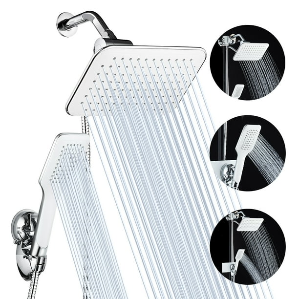 rainfall shower head with handheld combo