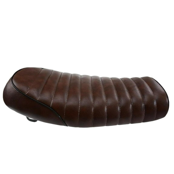 yotijay Brown Wateproof Motorcycle Flat Seat Vintage for SR500 XJ550 XJ650 XS650,