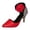 Red, variant on Rokment Women's Flower Stiletto High Heels Dressy Shoes Spring Summer Sexy Fashion Leather Pointed Toe Floral Ankle Strap Kitten Heeled Dress Sandals for Woman Bride Wedding Red Size 6