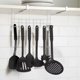 thumbnail image 4 of Set de utensilios de cocina de nylon, 6 piezas | Cucharas y espátulas antiadherentes resistentes a altas temperaturas | Mango suave desmontable | Cuchara para sopa, colador, espátula para plancha, 4 of 8