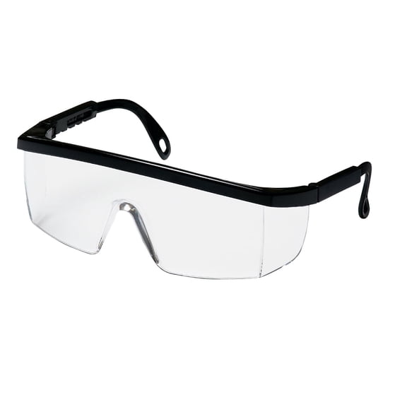 Pyramex Integra Safety Glasses Clear Lens Black Frame - 12 Pieces