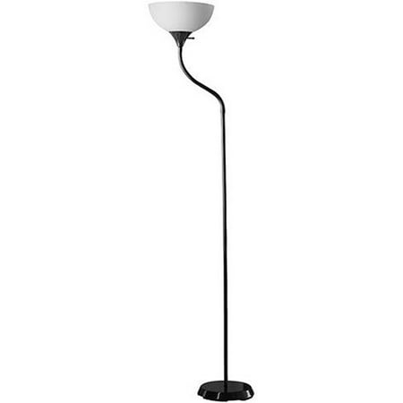 Mainstays Black Jelly Gooseneck Floor Lamp Walmart Com