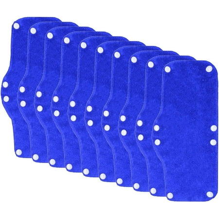 

6 PCS Cotton Reusable Hard Hat Sweatband- Washable Snap on Sweat Band Liner Sweat Absorber Terry Sweatband with Liner Snap Hard Hat Accessories