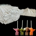thumbnail image 3 of 100Pcs Lollipop Cake Paper Stick Pops White Solid Paper Stick Baking DIY Mold, 3 of 11