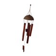 thumbnail image 1 of carillón de viento,Campana de bambú Wind Chime Decoración colgante al aire libre,Colgante decorativo puerta delantera sala de estar dormitorio,Retro Windchimes Decoración para el hogar Zulema carillón de viento, 1 of 8