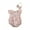 Pink, variant on ITFABS Baby Floral Print Round Collar Fly Sleeve Bodysuit+ Hair Band