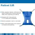 thumbnail image 3 of McKesson Patient Lift Sling with Commode Opening, Full Body, Mesh - Medium, 1 Ct, 3 of 4