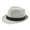 Light Gray, variant on Limei Panama Straw Hats for Men Women Summer Beach Sun Hat Wide Brim Fedora Cap (Blue)