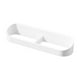 thumbnail image 3 of Estante para Zapatillas de Baño de Pared, Organizador de Almacenamiento de Plástico, Instalación sin Taladro, Blanco, 23x6.3x4cm, Multipropósito para Zapatos/Toallas/Ropa, 3 of 9