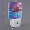 thumbnail image 2 of Fotbe Lampe de Baignoire Capybara Motif Amusant avec Capteur de Mouvement & Capteur Crépuscule à l'Aube, Veilleuse Écoénergétique, Veilleuse de Chambre-EU, 2 of 7