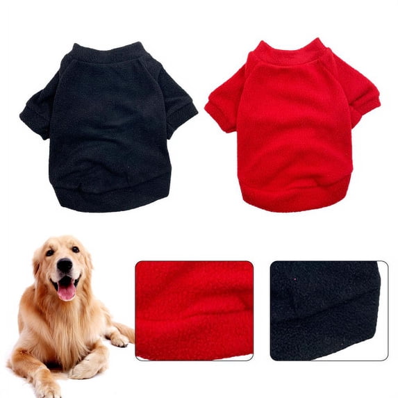 Cheers.US Pet Clothes Super Soft Wear Resistant Fleece Puppy Solid Winter Pullover Pet Costume Breathable, Super Soft, Long Lasting for Pet Dog