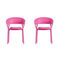 Replacement Parts for Barbie Doll Dreamhouse Doll house Playset HMX10 - Replacement Set of 2 Two Pink Chairs
