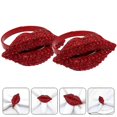 thumbnail image 2 of 2 Pcs Nativity Decor Crystal Napkin Holders Valentine Serviette Ring Wedding Napkin Ring Party Napkin Buckle Napkins Band, 2 of 2