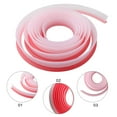 thumbnail image 2 of Girlsshop Bathroom Retention Water Barrier Strip Dry &Wet Separation Silicone Seal Strip,Transparent 300Cm, 2 of 10