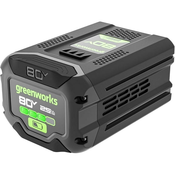 Greenworks 80V 2.5Ah Lithium-Ion Battery | Genuine Greenworks Battery | Compatible with 75  Greenworks Tools