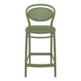 thumbnail image 3 of Compamia Marcel Contemporary Resin Indoor Outdoor Counter Stool Olive Green, 3 of 5