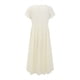 thumbnail image 4 of Vestido de verano de algodón y lino para mujer: manga corta, corte holgado, color liso, vestido informal para exterior, tallas S-XXL, 4 of 5