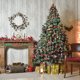 thumbnail image 4 of Juego de 6 adornos navideños de bolas flocadas Yuanzi | Bolas decorativas de plástico rojo de 8 cm para árbol y decoración de fiestas | Varios estilos, 4 of 6